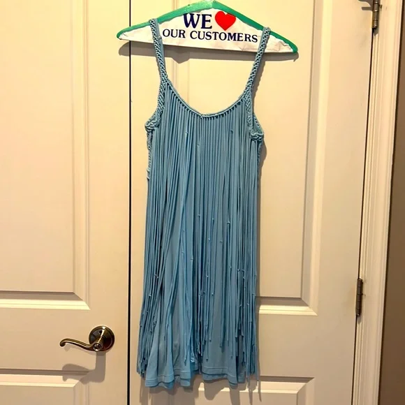 Boston Proper size XXS FUN FLIRTY blue dress! Great for partying - Picture 2 of 4